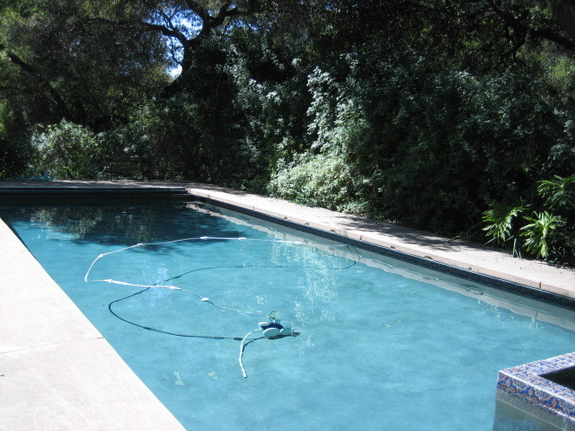 1117 Foothill Road Ojai, CA 93023 - Photo 11 of 15 a view of a swimming pool with a yard