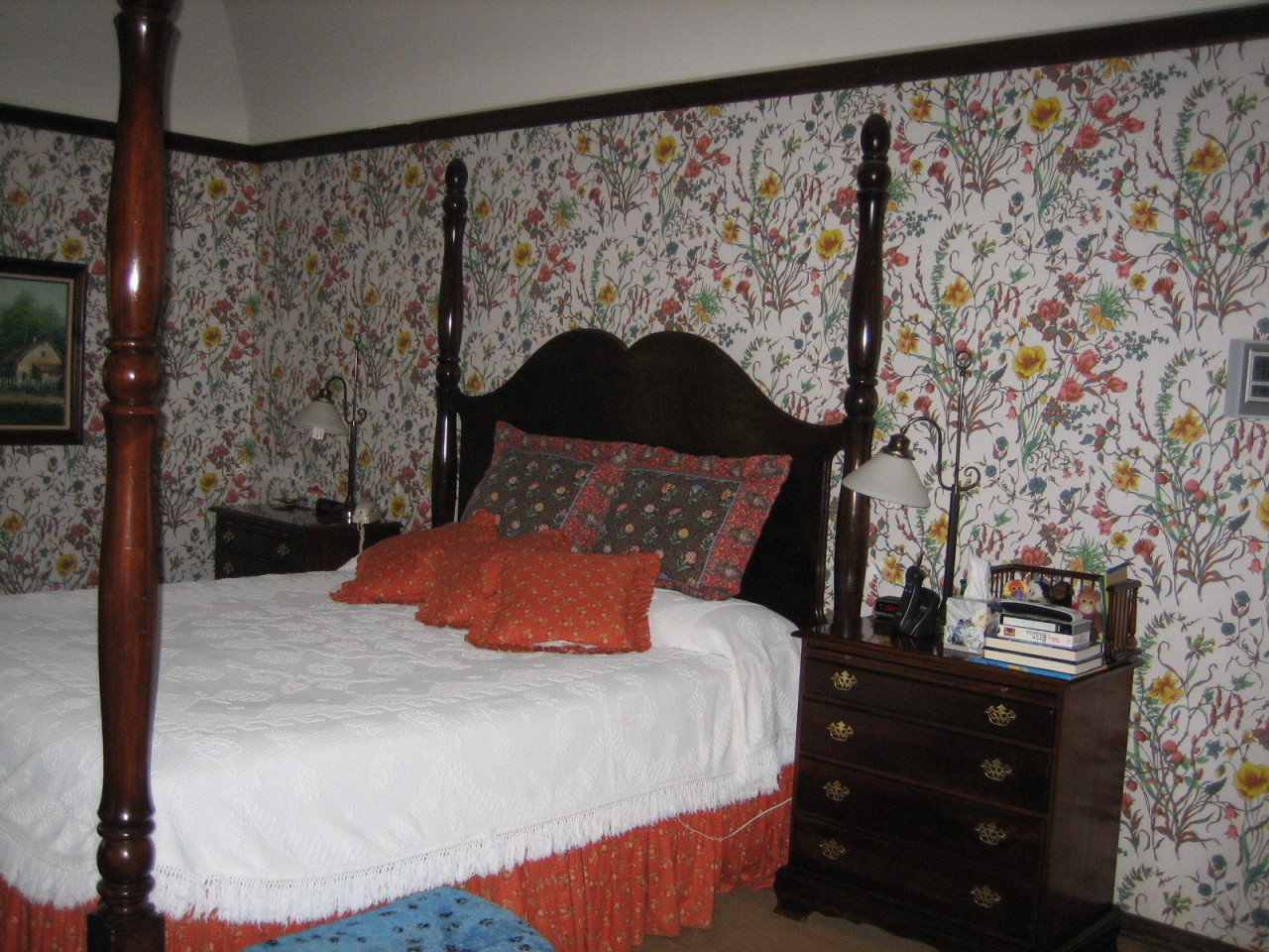 1117 Foothill Road Ojai, CA 93023 - Photo 4 of 15 a bedroom with a bed window and a night stand