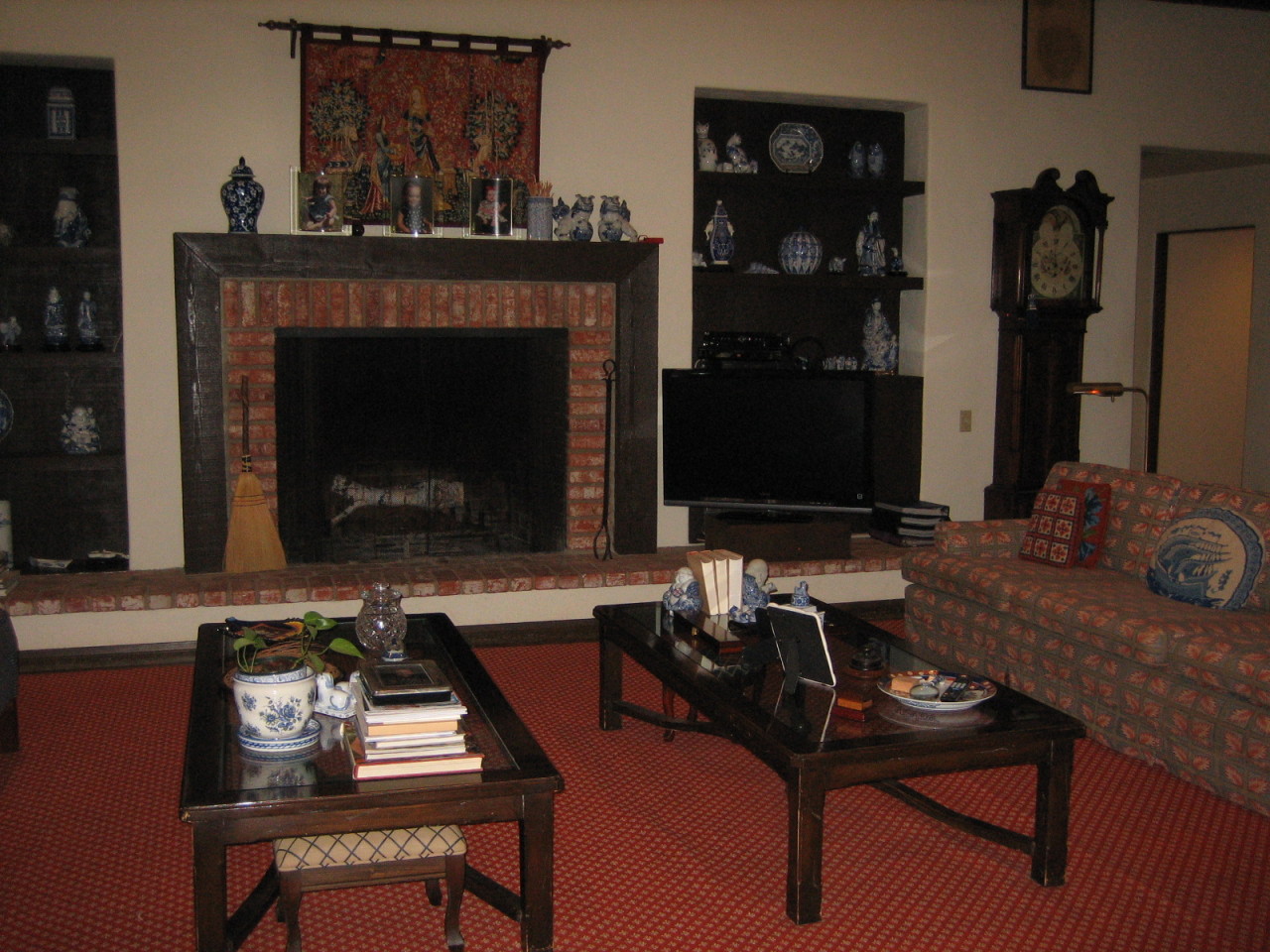 1117 Foothill Road Ojai, CA 93023 - Photo 7 of 15 a living room with furniture a fireplace and next to a window