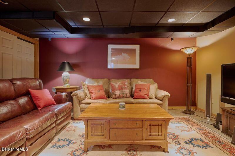 2232 Jacobs Ladder Road Becket, MA 01223 - Photo 19 of 44 a bed room with a bed and a television