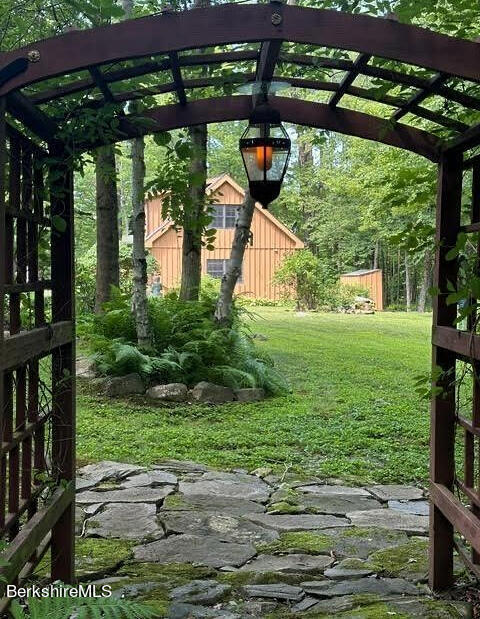 2232 Jacobs Ladder Road Becket, MA 01223 - Photo 35 of 44 a view of yard from deck