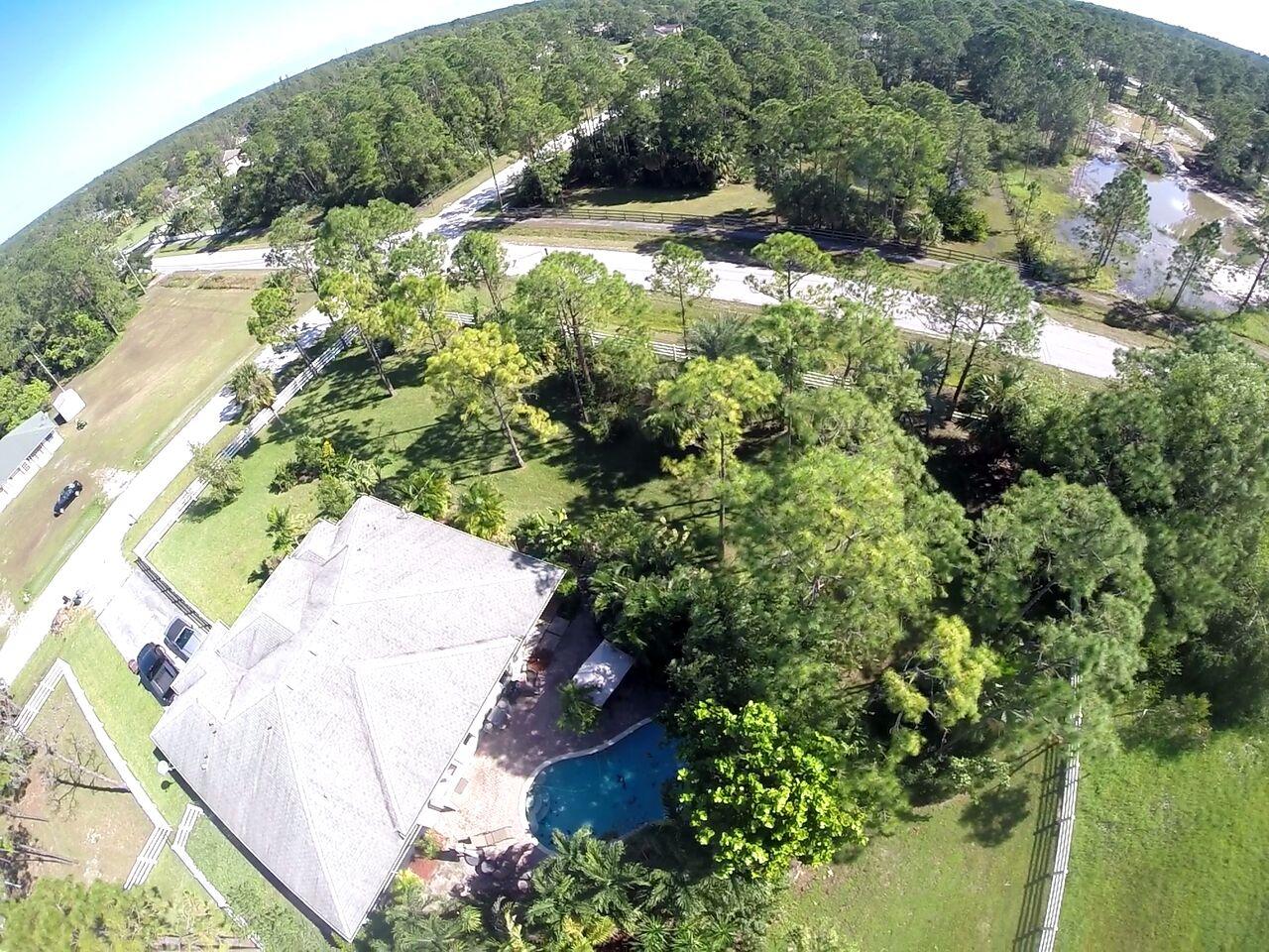 14538 76th Road North Loxahatchee, FL 33470 - Photo 41 of 42 House & Pool aerial
