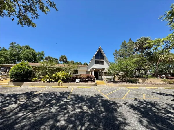 a view of a street with houses