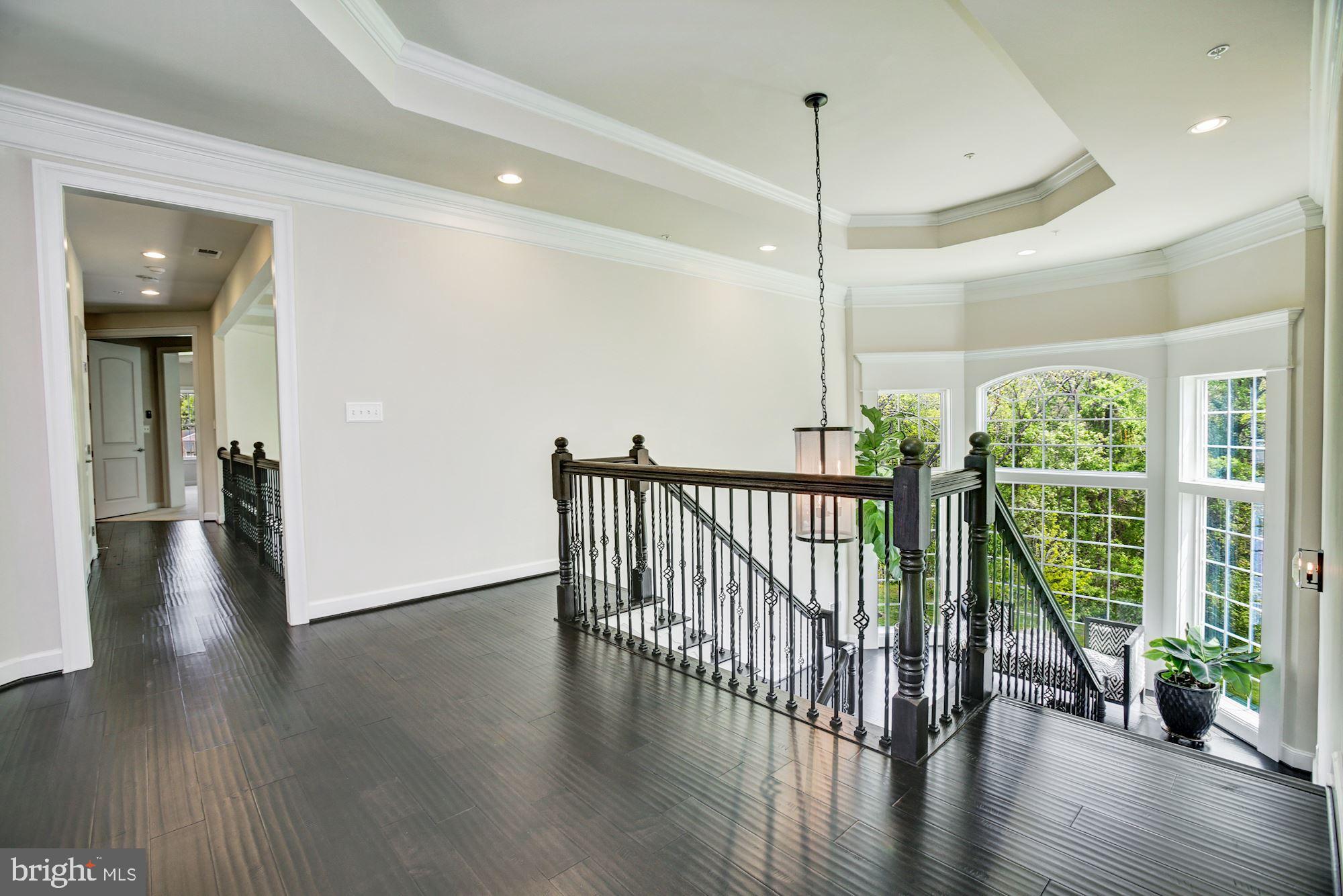 13029 Highgrove Road Highland, MD 20777 - Photo 39 of 71 Upper Level Landing and Tray Ceiling
