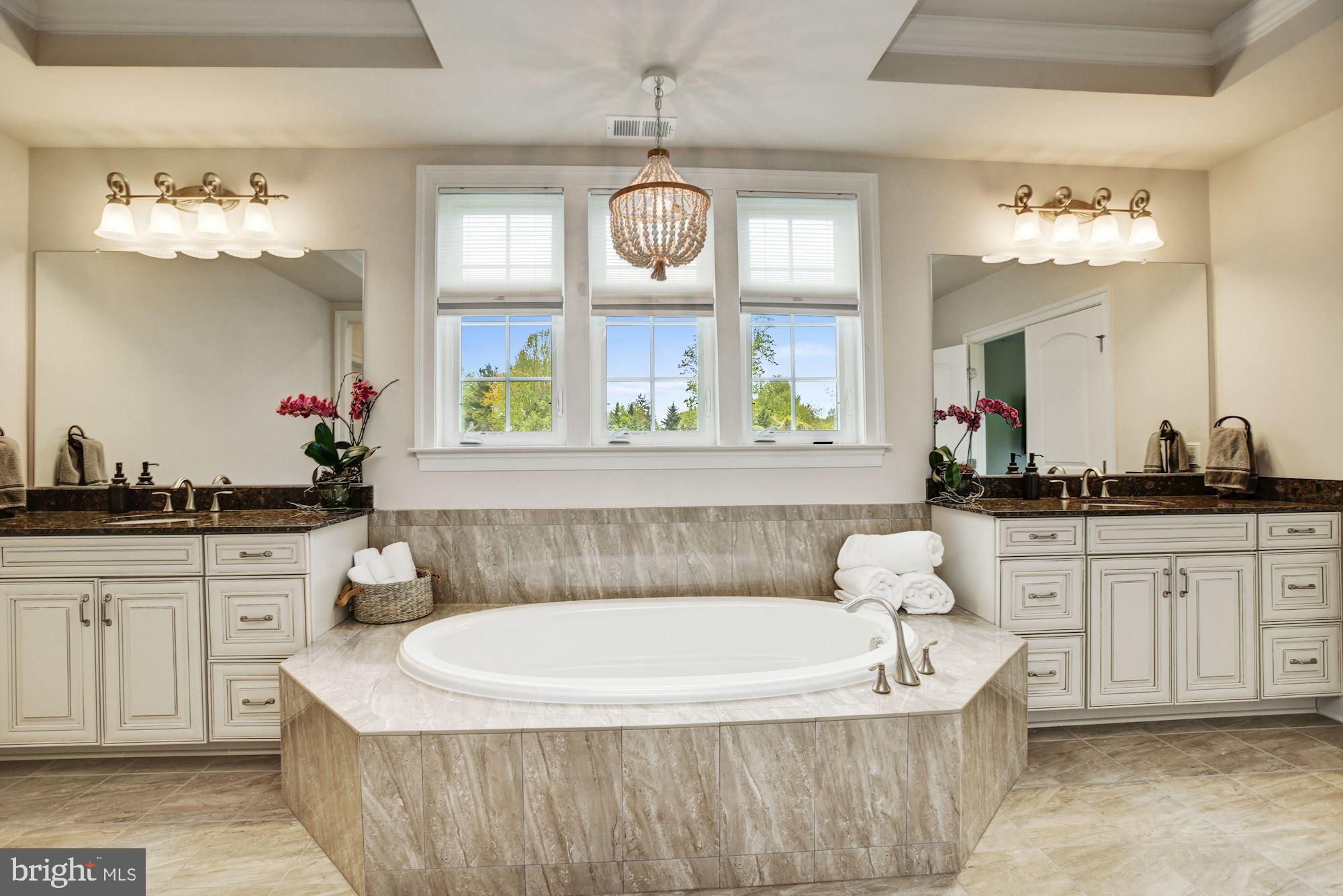 13029 Highgrove Road Highland, MD 20777 - Photo 44 of 71 Spa-like Master Bath & Separate Vanities