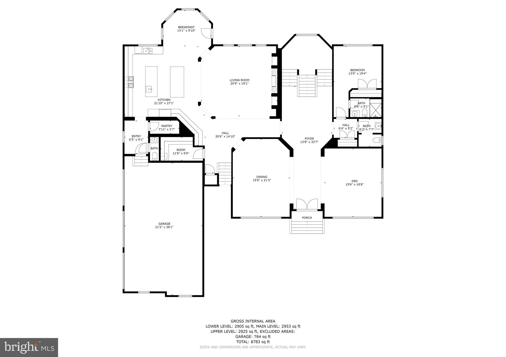 13029 Highgrove Road Highland, MD 20777 - Photo 68 of 71 Main Level Floor Plan