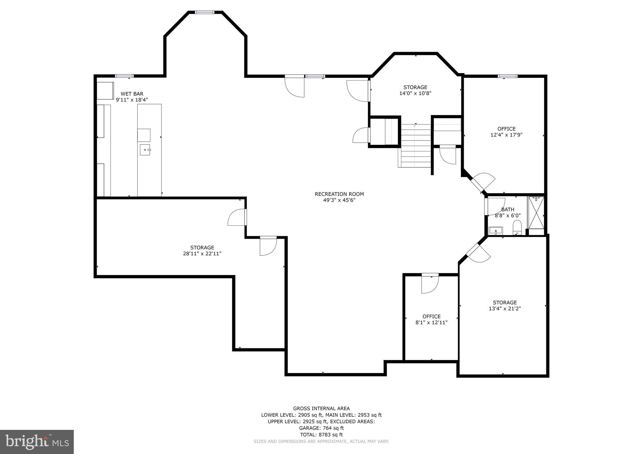 13029 Highgrove Road Highland, MD 20777 - Photo 70 of 71 Lower Level Floor Plan