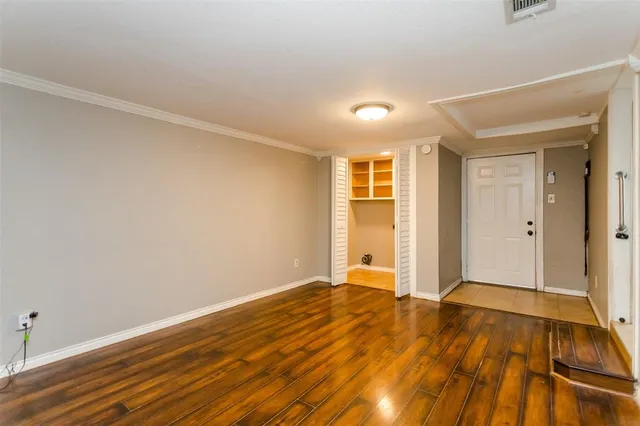 a view of an empty room