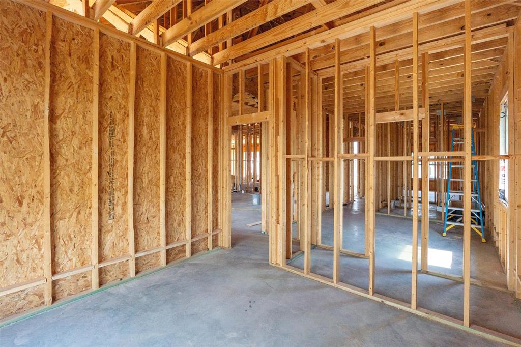 1405 Red Rock Road Hewitt, TX 76643 - Photo 14 of 25 New construction framing showcasing wood studs and engineered wood sheathing