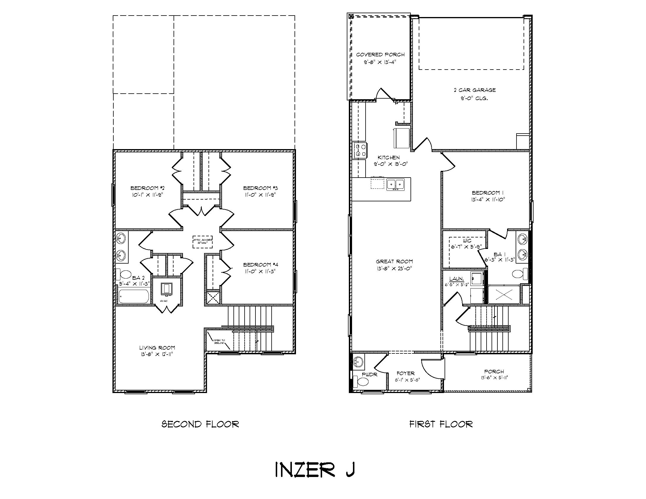 227 Bluebeech Street Freeport, FL 32439 - Photo 32 of 32 Inzer Floorplan