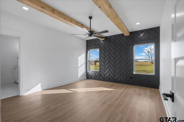 wooden floor in an empty room