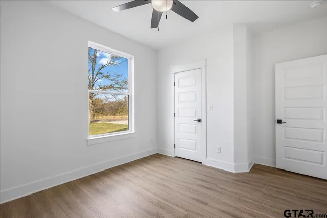 wooden floor in an empty room