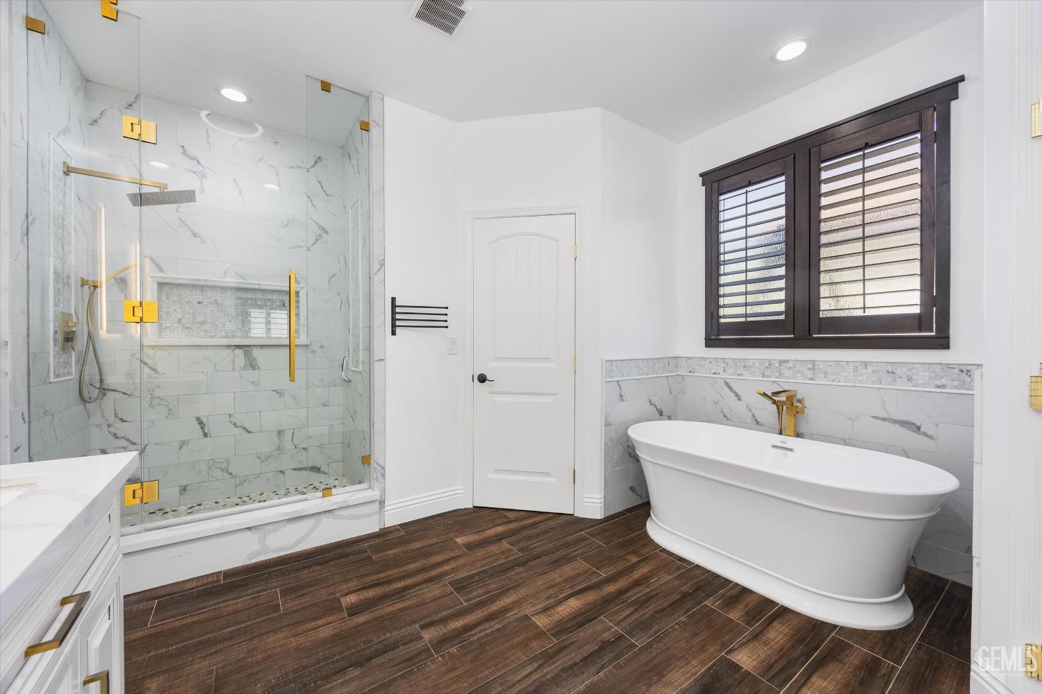 Undisclosed Address Tehachapi, CA 93561 - Photo 37 of 62 a bathroom with a sink a toilet and shower