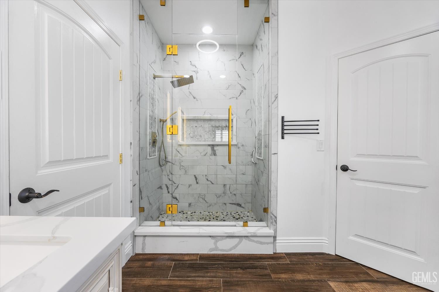 Undisclosed Address Tehachapi, CA 93561 - Photo 38 of 62 a bathroom with a bathtub and a shower