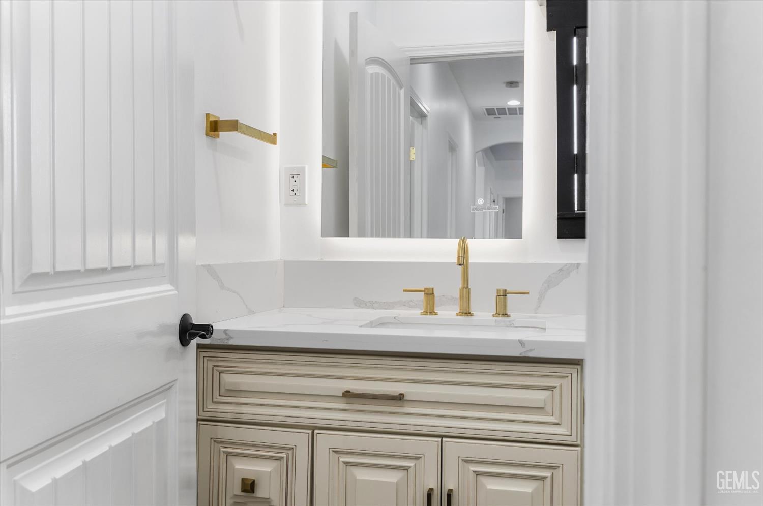 Undisclosed Address Tehachapi, CA 93561 - Photo 47 of 62 a bathroom with a sink and a mirror