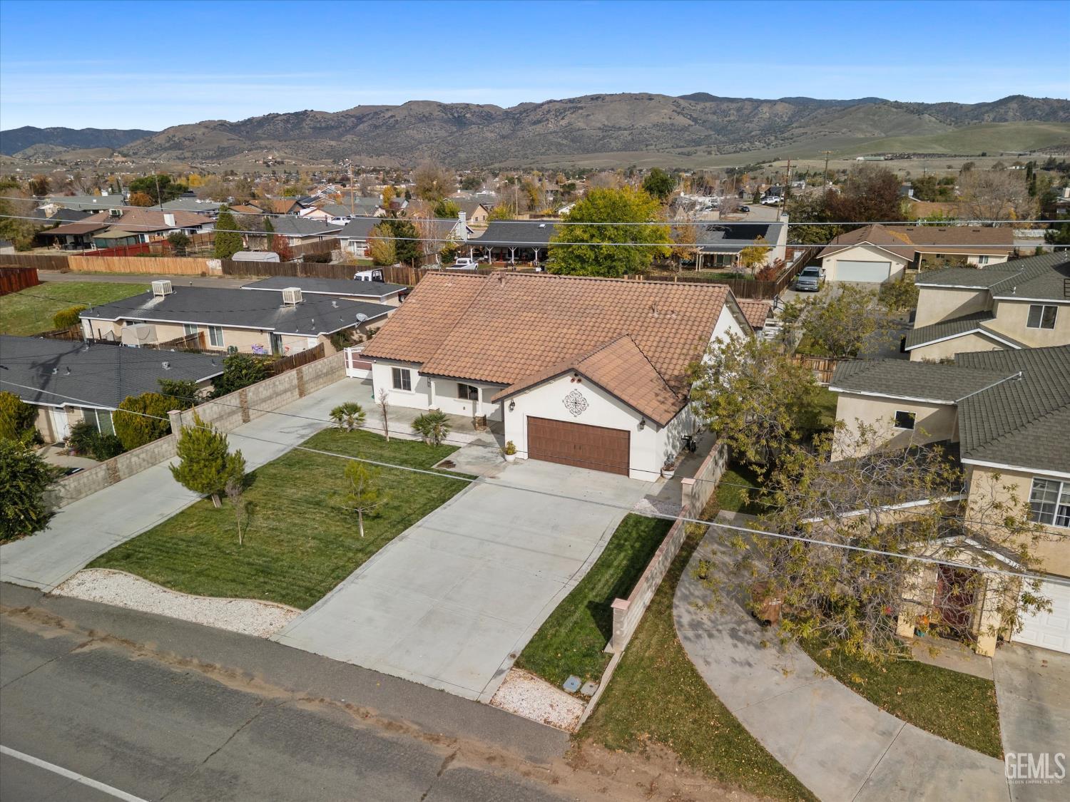 Undisclosed Address Tehachapi, CA 93561 - Photo 5 of 62 an aerial view of residential houses with outdoor space and street view