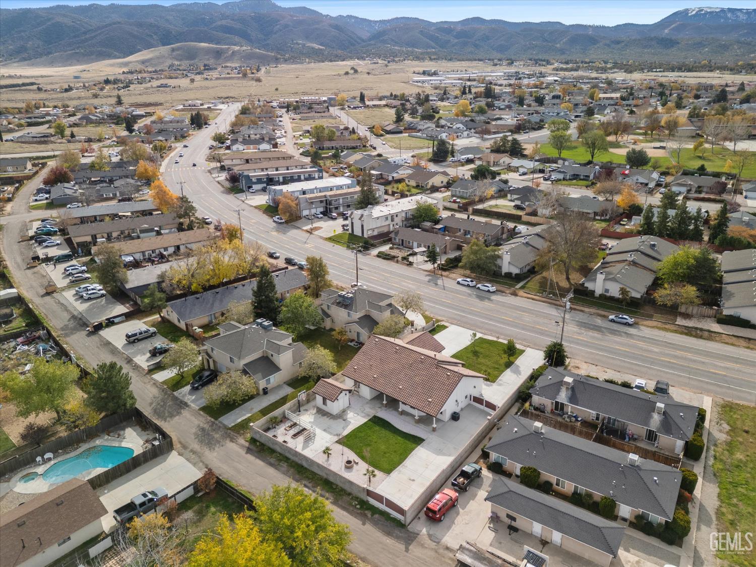 Undisclosed Address Tehachapi, CA 93561 - Photo 9 of 62 an aerial view of residential houses with outdoor space