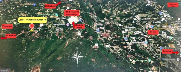 $121,500 | Lot 1 Charles Shuman Road, Pembroke, GA 31321
