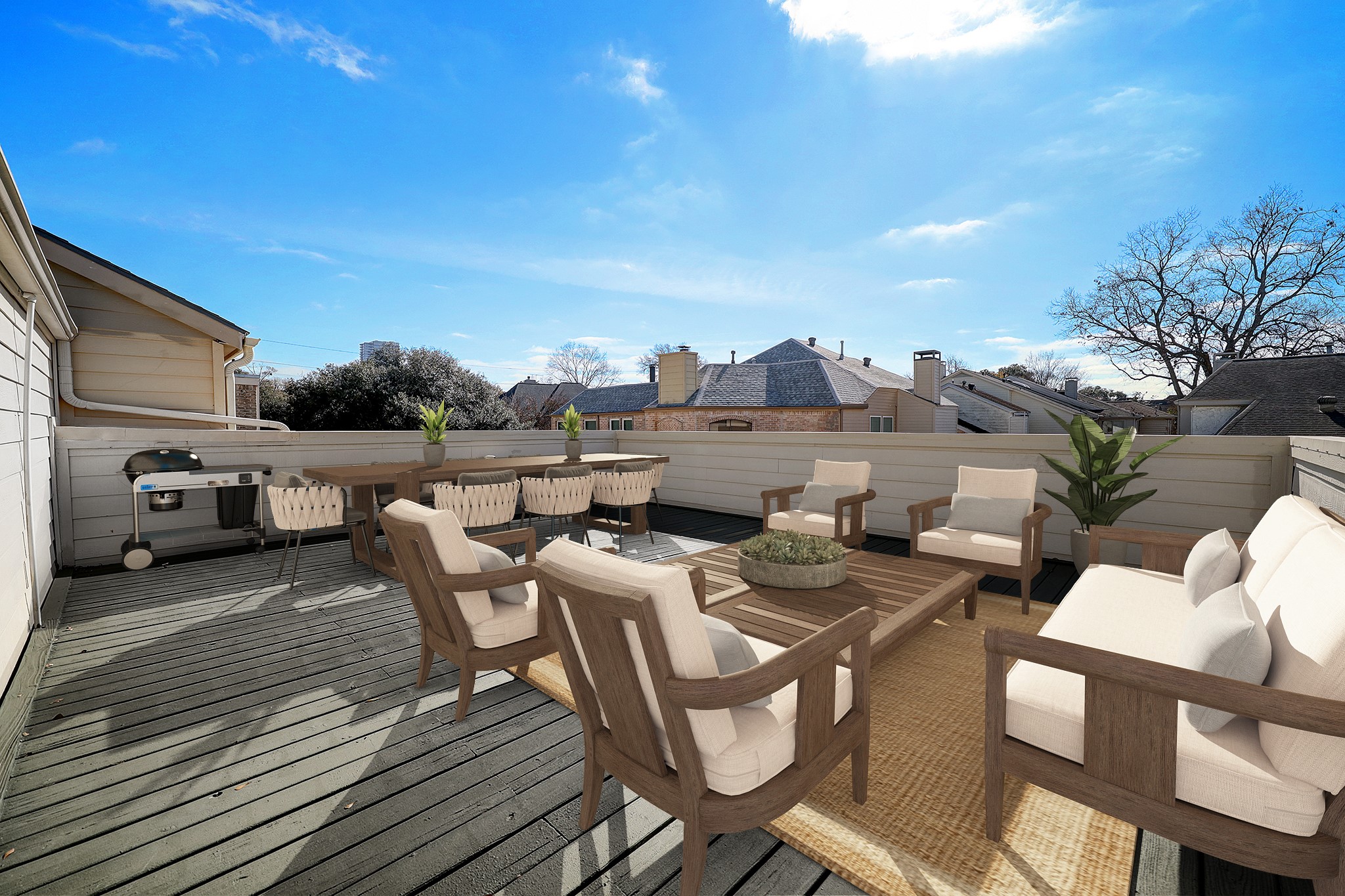 4311 Westheimer Road Houston, TX 77027 - Photo 18 of 23 a view of a terrace with seating area