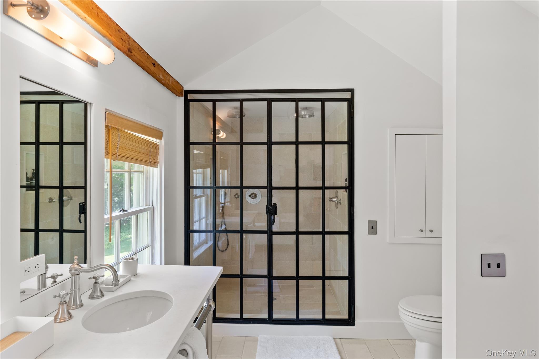 182 Church Lane Bridgehampton, NY 11932 - Photo 26 of 37 a bathroom with a sink toilet and shower