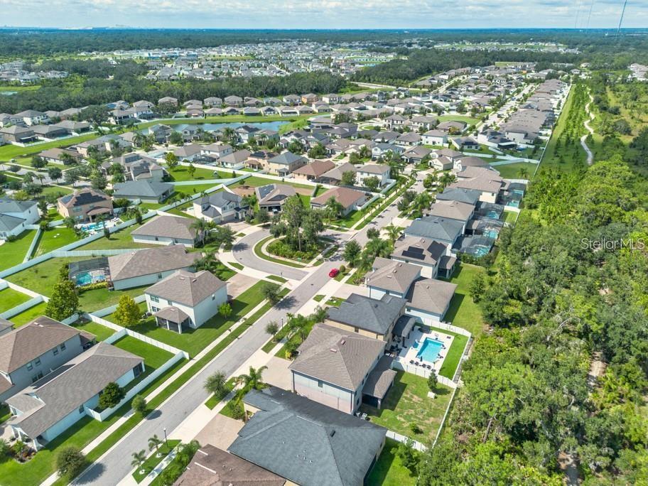 13315 Orca Sound Drive Riverview, FL 33579 - Photo 41 of 52 an aerial view of residential houses with outdoor space