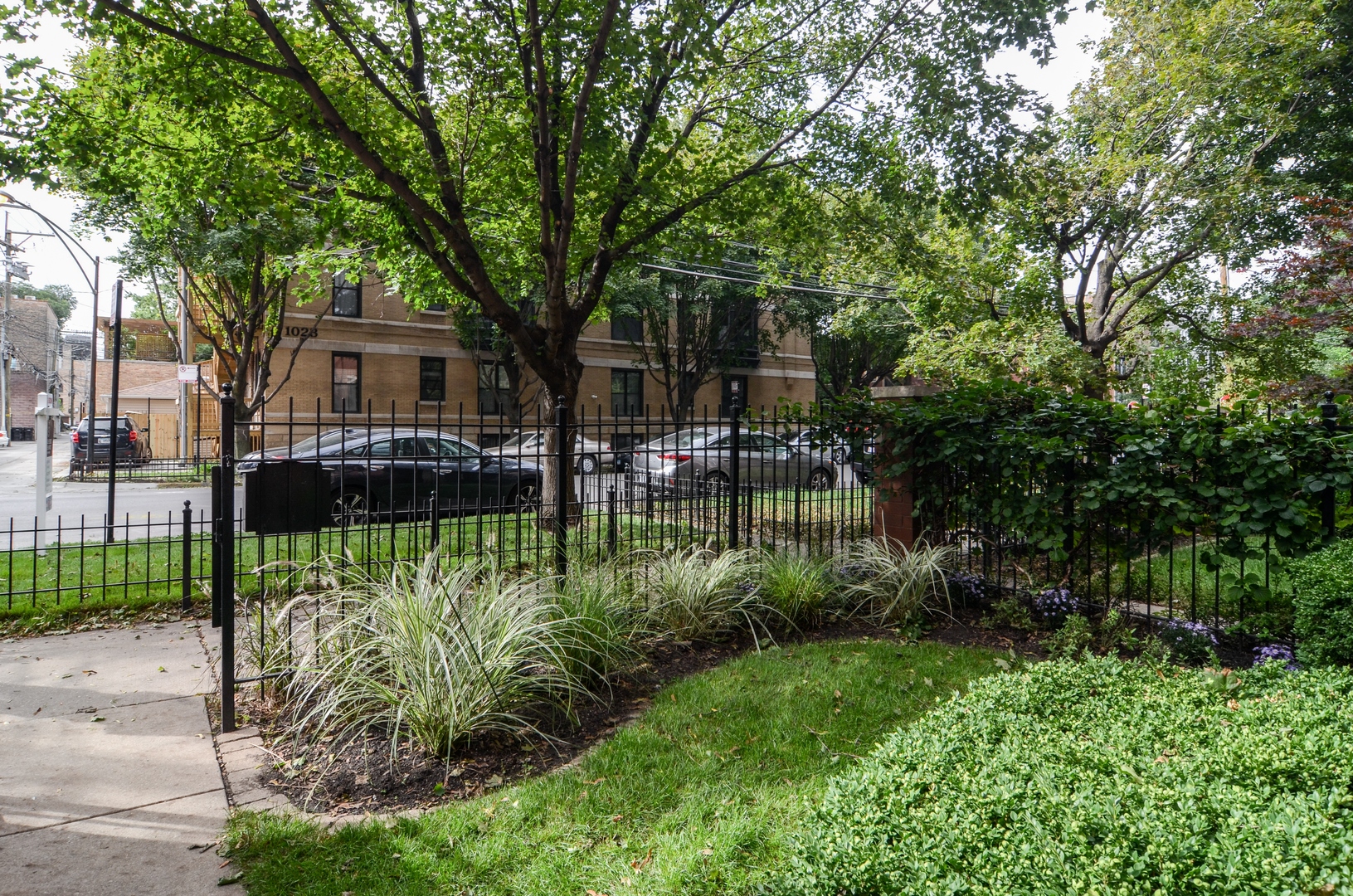 1014 West Grace Street Chicago, IL 60613 - Photo 2 of 24 a view of backyard with a garden and trees