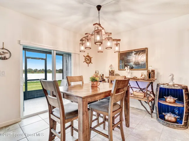a view of a dining room and livingroom