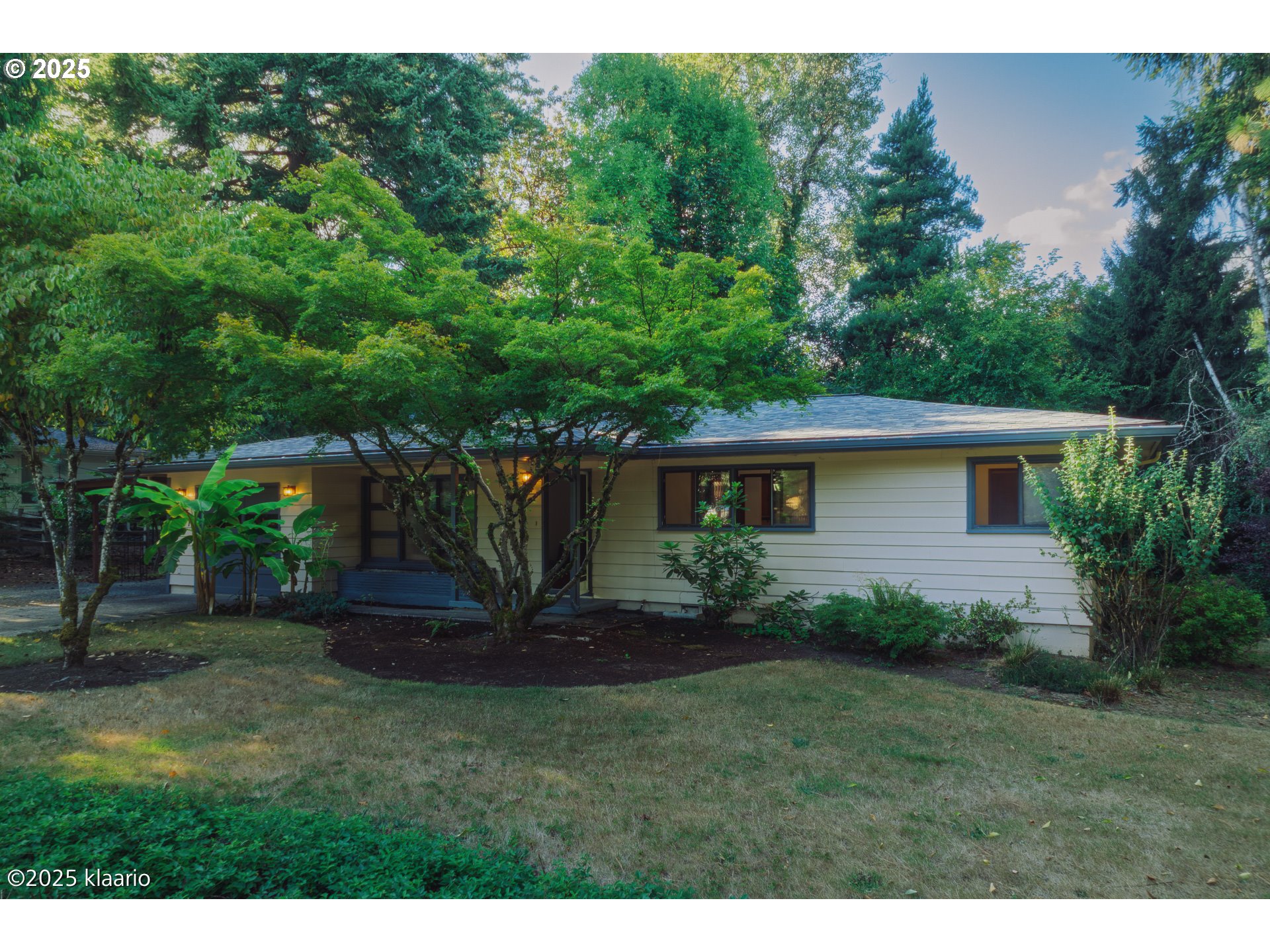 3691 Ridgewood Way West Linn, OR 97068 - Photo 29 of 34 a view of backyard of house with green space