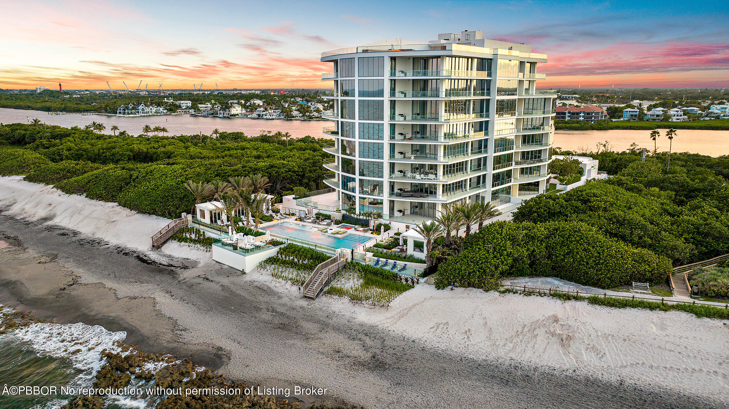 1500 South Beach Road, Unit 403 Jupiter, FL 33469 - Photo 8 of 36 a view of a city from a terrace
