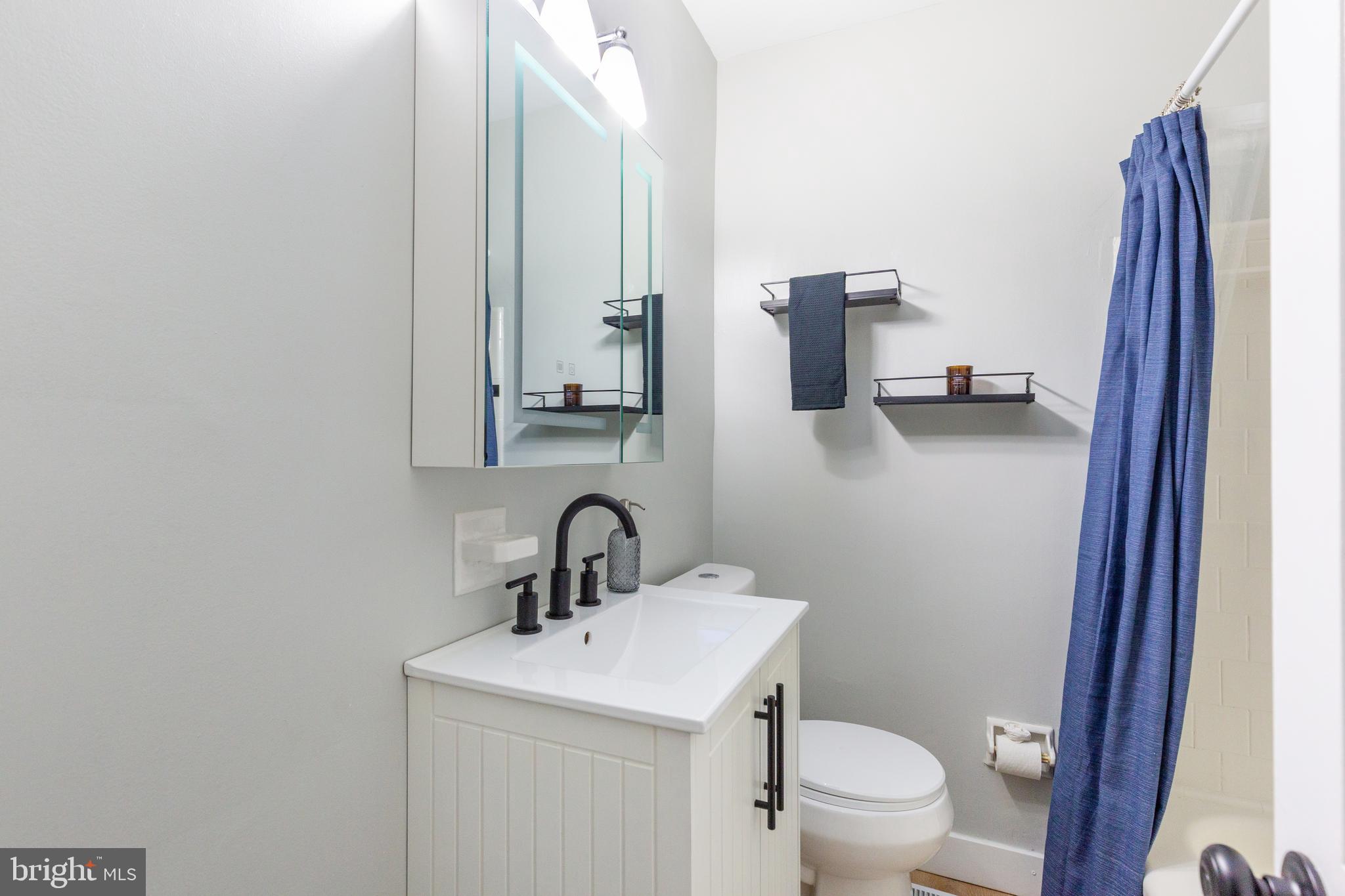 413 Imla Street Baltimore, MD 21224 - Photo 24 of 38 a bathroom with a toilet sink and mirror