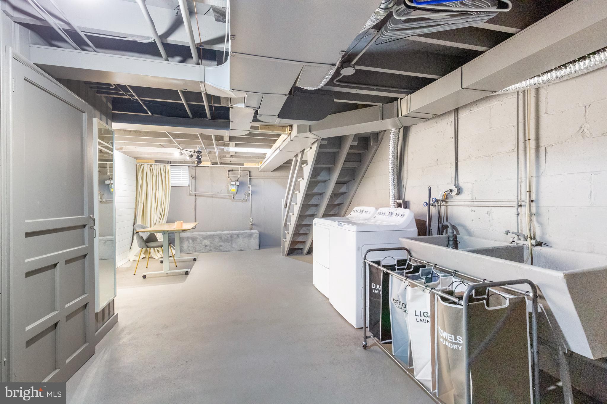 413 Imla Street Baltimore, MD 21224 - Photo 35 of 38 a utility room with dryer and washer