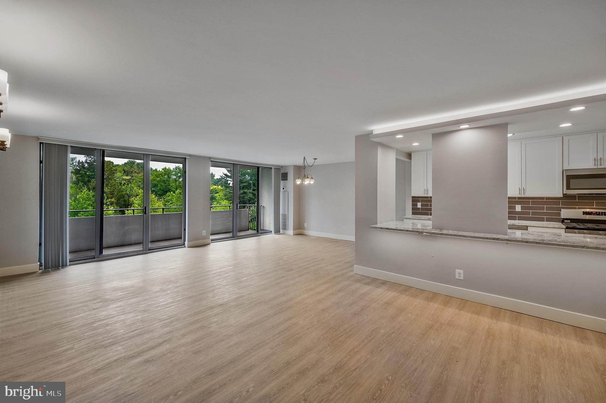 5101 River Road, Unit 1702 Bethesda, MD 20816 - Photo 12 of 38 From bedroom hallway to Balcony