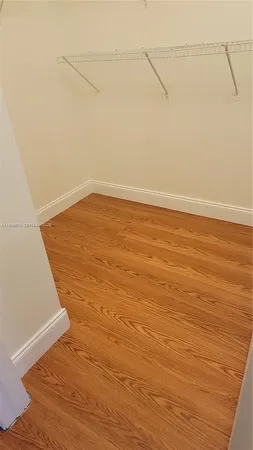 a view of a room with an empty space