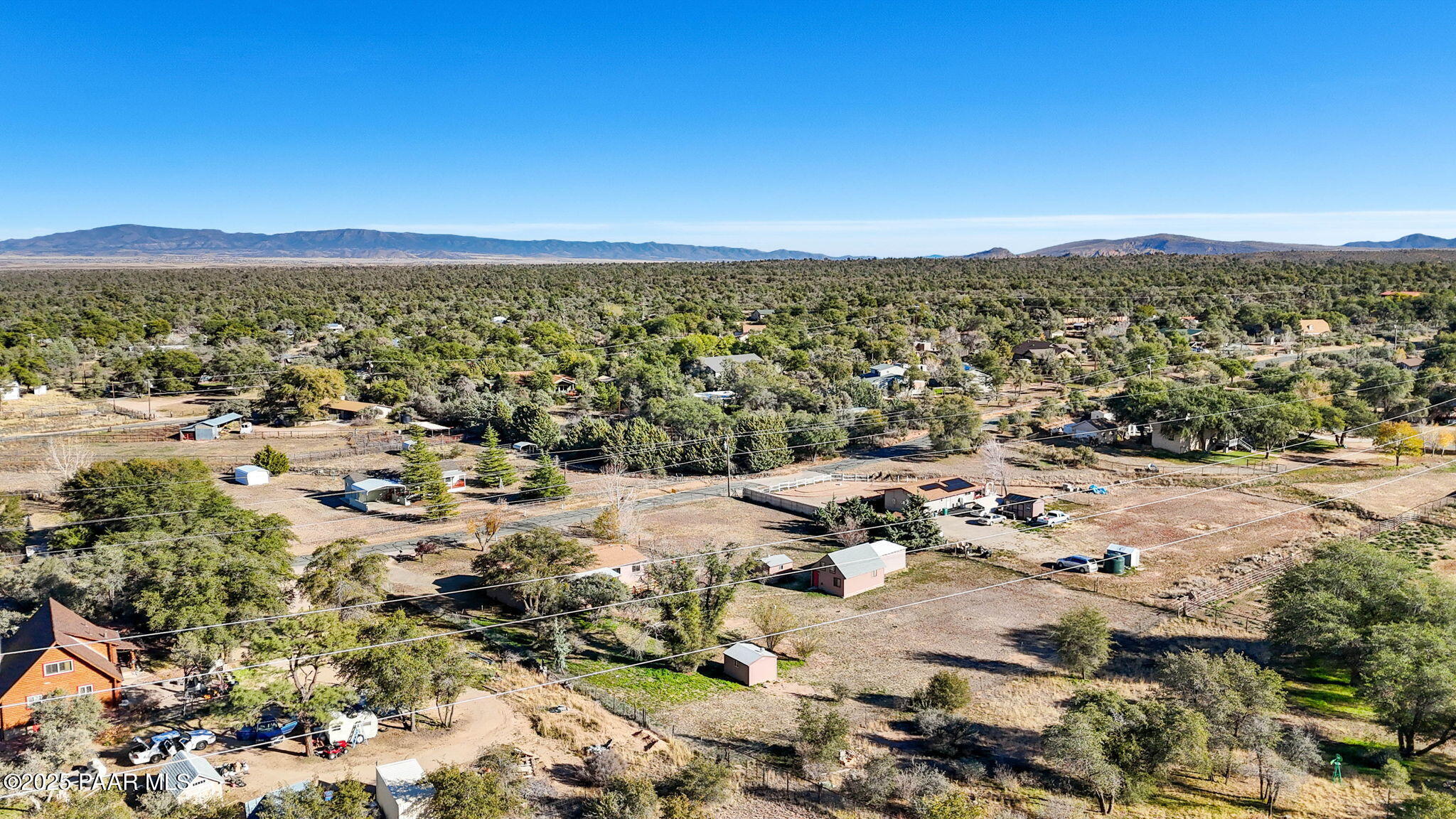 7300 North Spur Road Prescott, AZ 86305 - Photo 29 of 36 33-Aerial Back (1)
