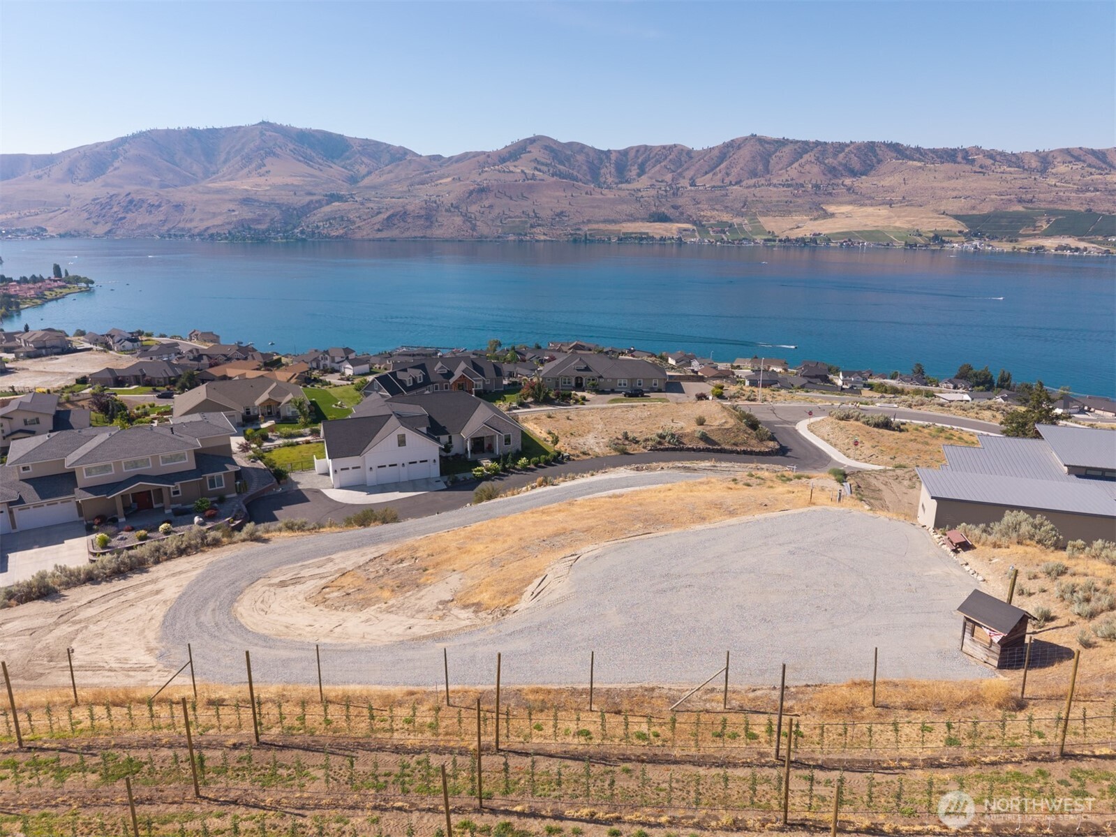 101 Lake Ridge Drive Chelan, WA 98816 - Photo 20 of 23 a view of a terrace with a lake view