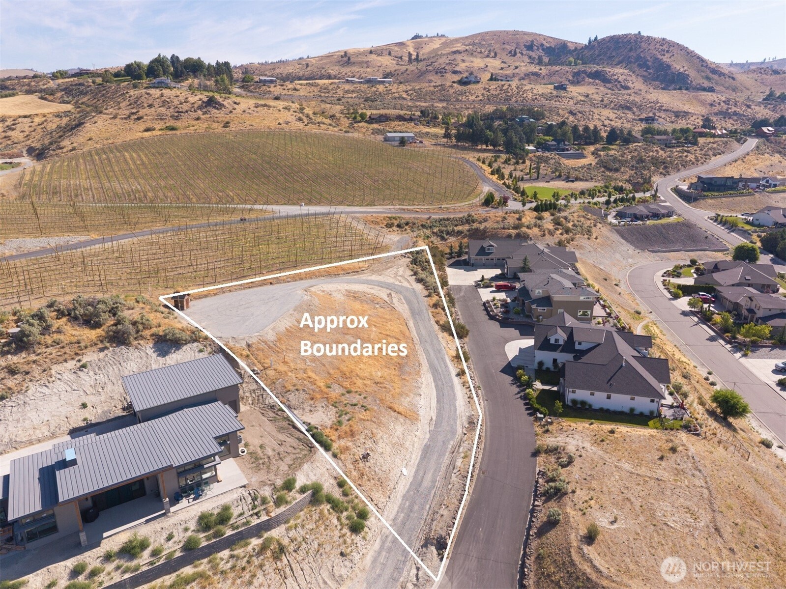 101 Lake Ridge Drive Chelan, WA 98816 - Photo 4 of 23 an aerial view of residential houses with outdoor space