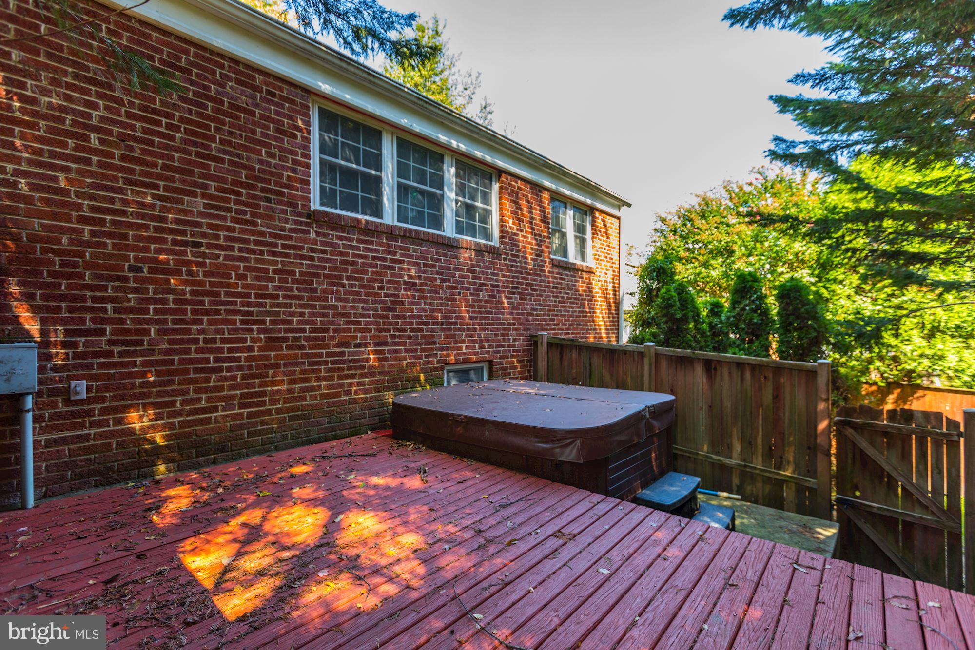 2606 Finch Street Silver Spring, MD 20902 - Photo 11 of 14 deck & jacuzzi for entertaining