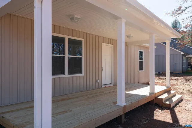 a view of outdoor seating space