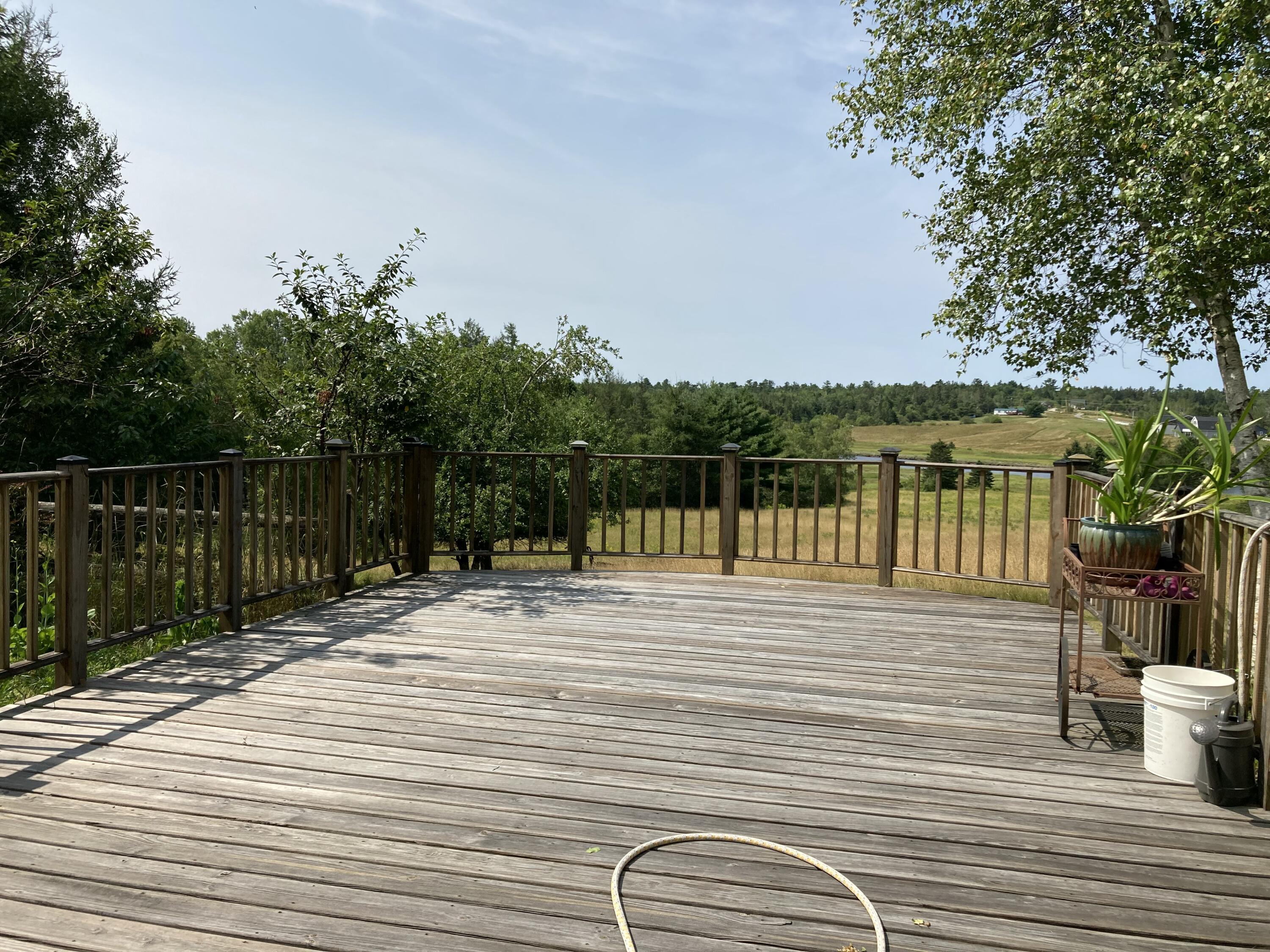 462 Kansas Road Milbridge, ME 04658 - Photo 33 of 63 Large back deck w/river views.