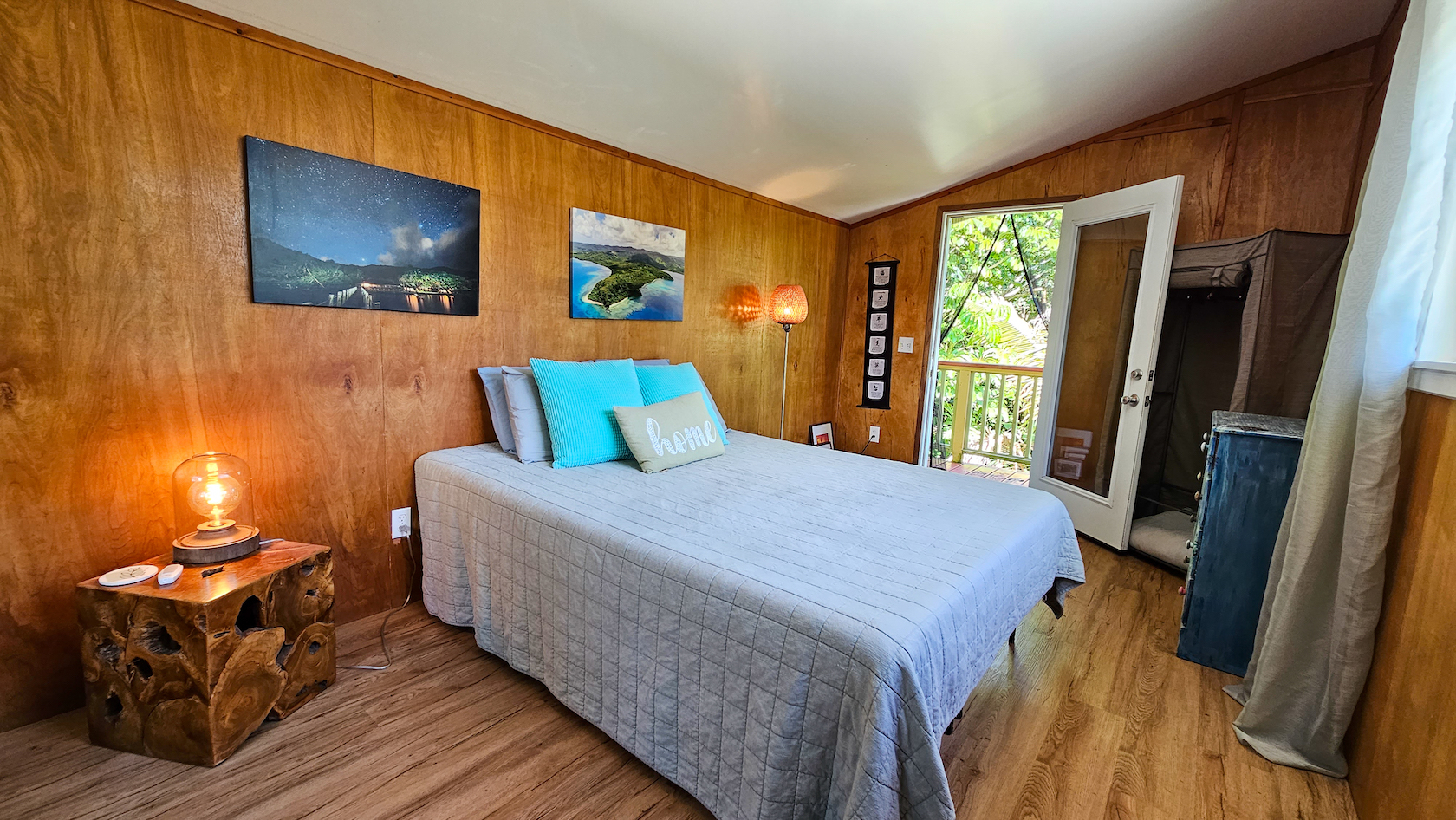 14-249 Pakaka Road Pahoa, HI 96778 - Photo 11 of 29 a bedroom with a bed and a flat screen tv