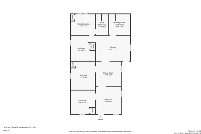 $1,175 | 1819 San Carlos Street, San Antonio, TX 78207