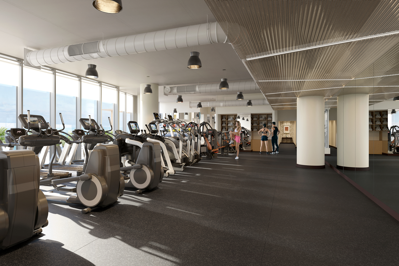 211 North Harbor Drive, Unit 2203 Chicago, IL 60601 - Photo 18 of 18 a view of a room with gym equipment