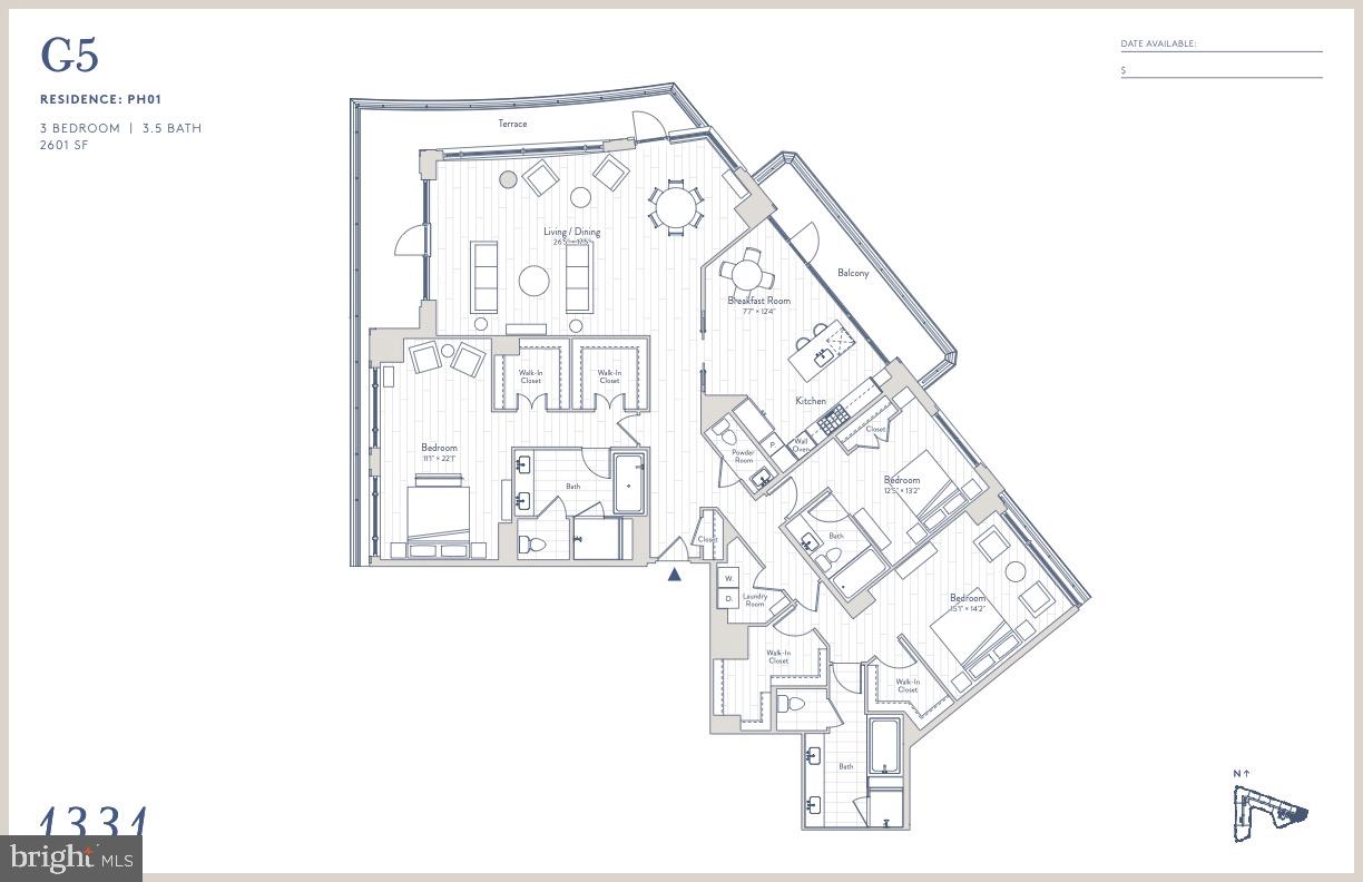 1331 Maryland Avenue Southwest, Unit PH07/VARIES Washington, DC 20024 - Photo 14 of 14 a picture of a wall with a window