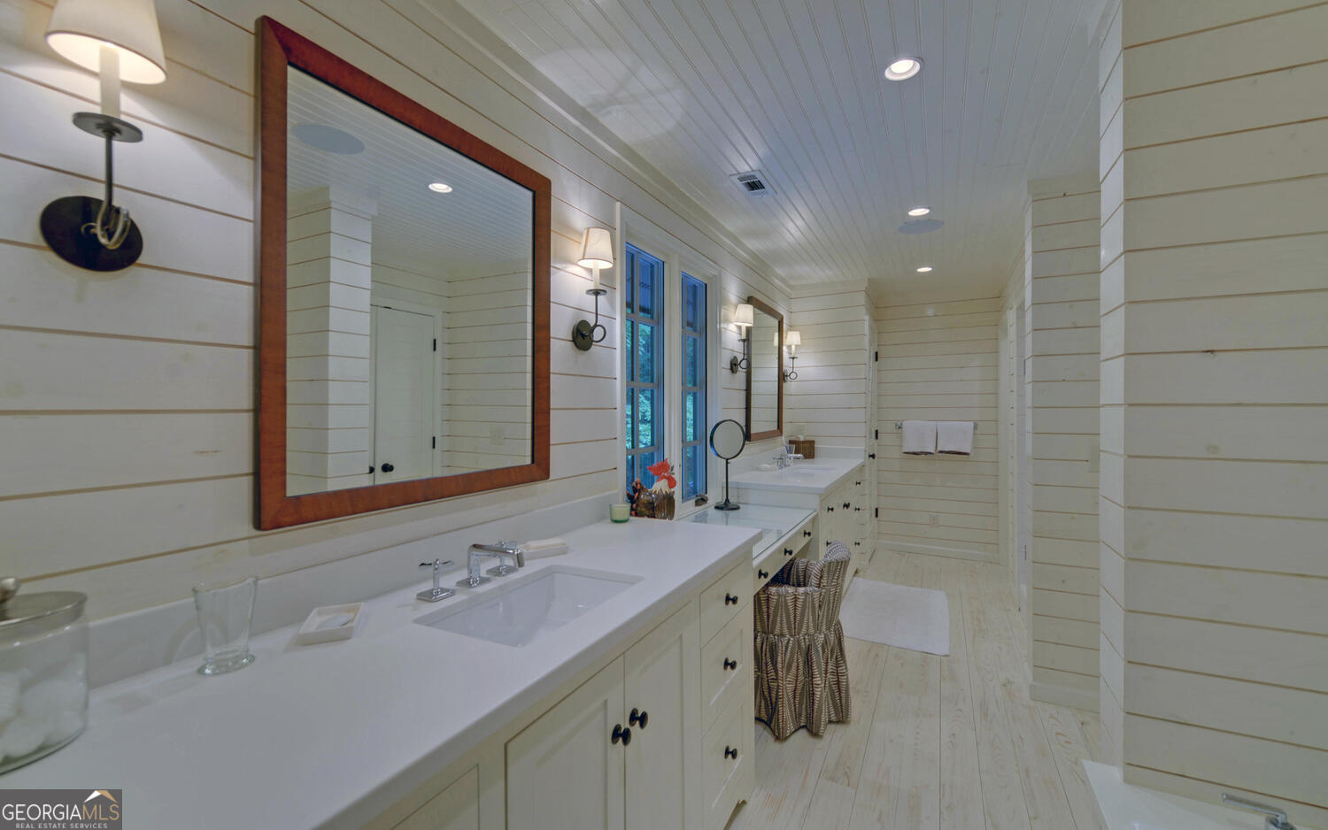 3540 Lake Rabun Road Lakemont, GA 30552 - Photo 39 of 81 a bathroom with a sink and a mirror