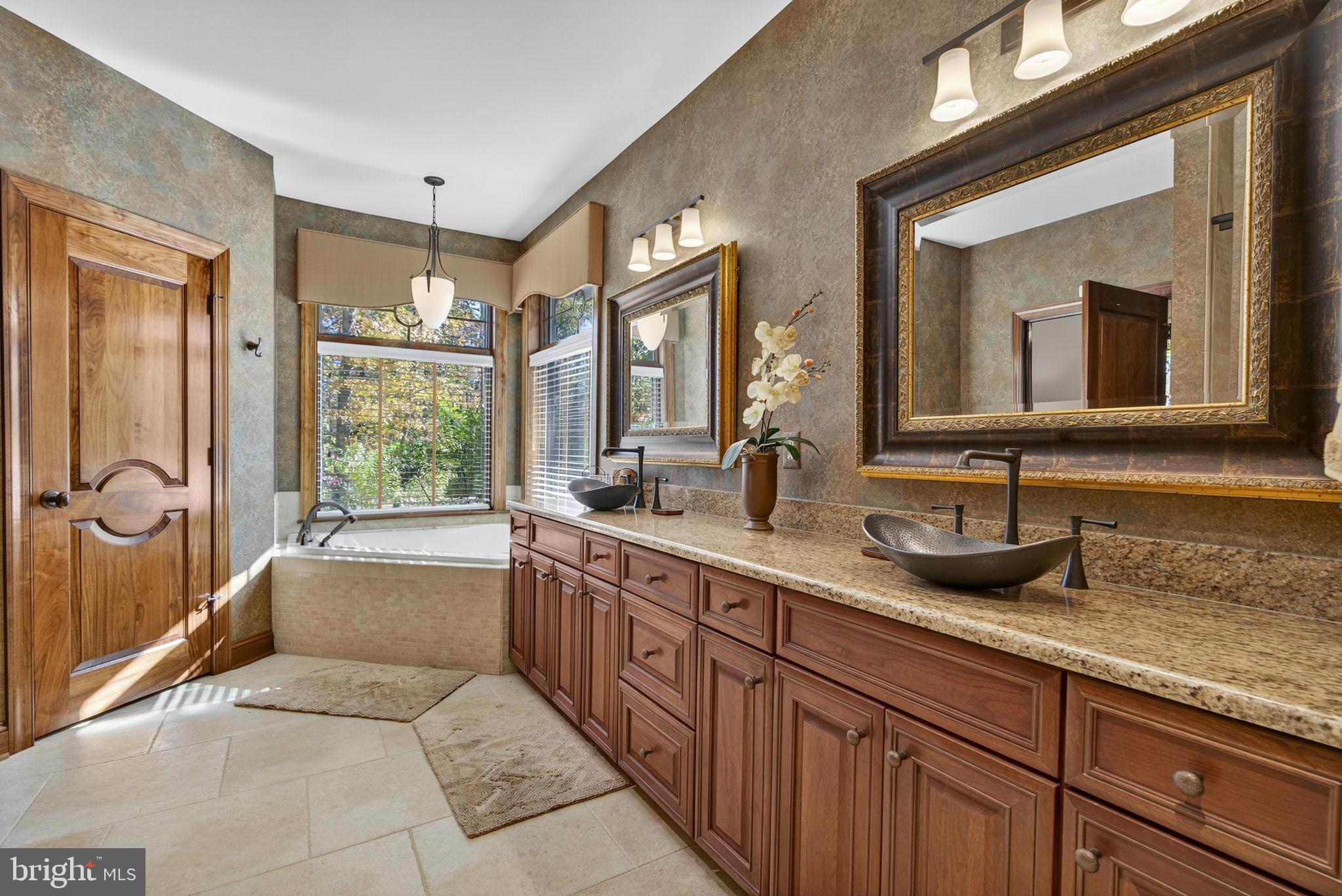 1631 Back Mountain Road Winchester, VA 22602 - Photo 25 of 86 Large vanity w/ double sinks & framed mirrors