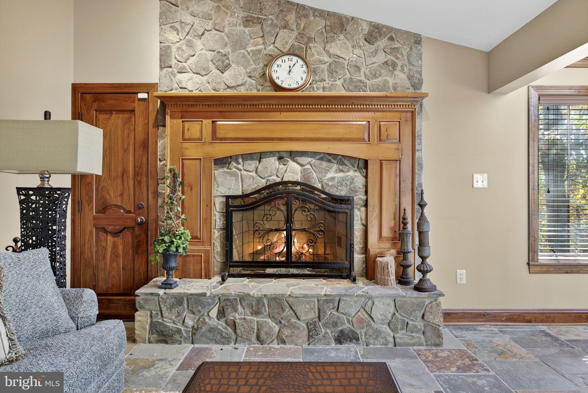 1631 Back Mountain Road Winchester, VA 22602 - Photo 35 of 86 a living room with furniture and a fireplace