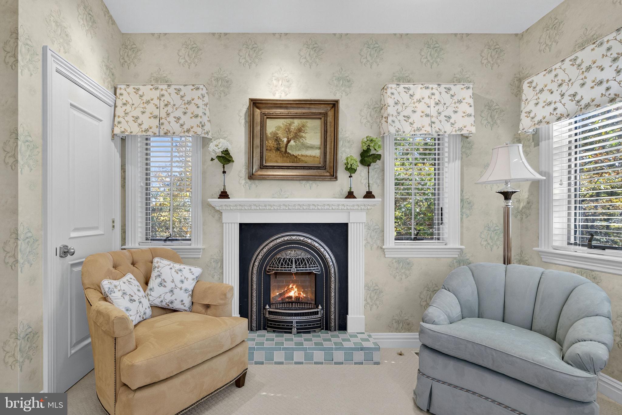1631 Back Mountain Road Winchester, VA 22602 - Photo 60 of 86 a living room with furniture and a fireplace