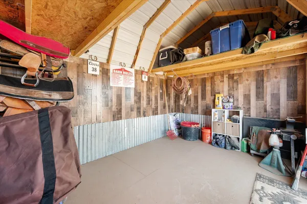 a view of storage and utility room