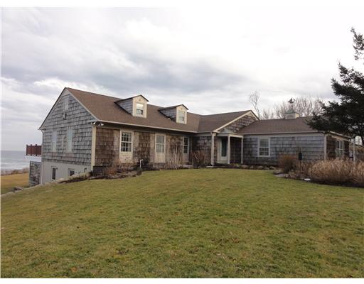 276 Ocean Road Narragansett, RI 02882 - Photo 2 of 19 Exterior Front. Exterior front facing North . Very large footprint to build up on should buyer wish to expand .