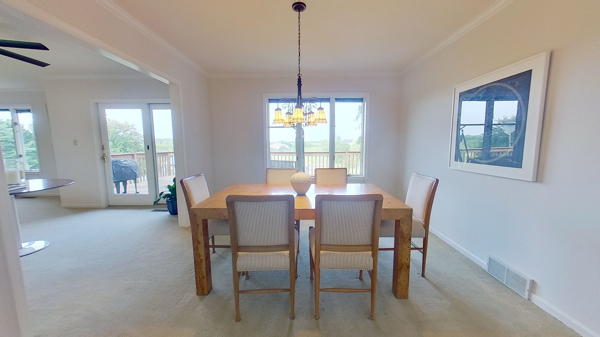 2N455 LaFox Road Elburn, IL 60119 - Photo 5 of 60 a view of a dining room with furniture wooden floor and a chandelier